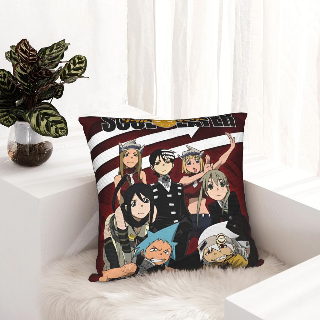 Dekorative Kissenbezüge soul eater comics anime Merchandise Sitz Kissenbezug Hülle Quadratisch Mehrere Größen