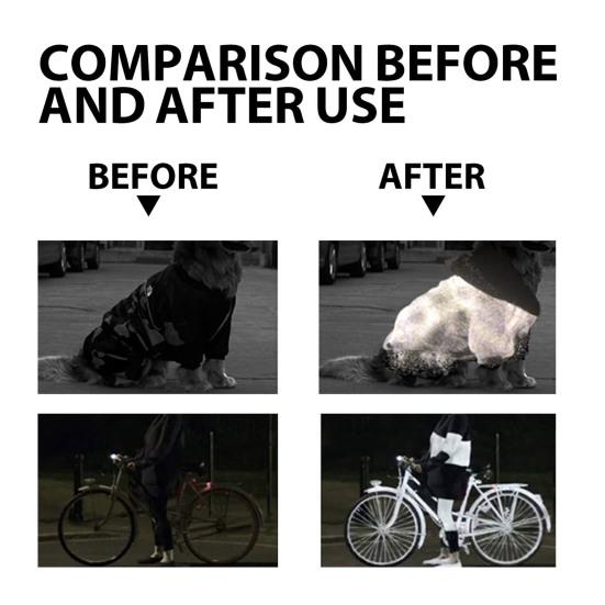 100ML Night Reflective Spray Agent High Visibility Outdoor Running Cycling Bike Clothes Warning Glow-in-the-dark Night Lighting Fluorescent Paint