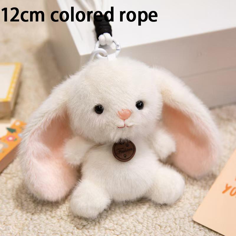 Animal Plush Pendants Cartoon Panda Sloth Pig Dinosaur Toys Cute Keychains Bag Decorations Car Interior Decorations