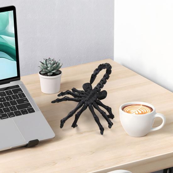 Figurka Skorpiona Drukowana w 3D Ruchome Stawy Figurka Skorpiona Przegubowy Model Zwierzęcy Zabawka Fidget Domowe Biuro Półka na Książki Dekoracja Biurka Ozdoba