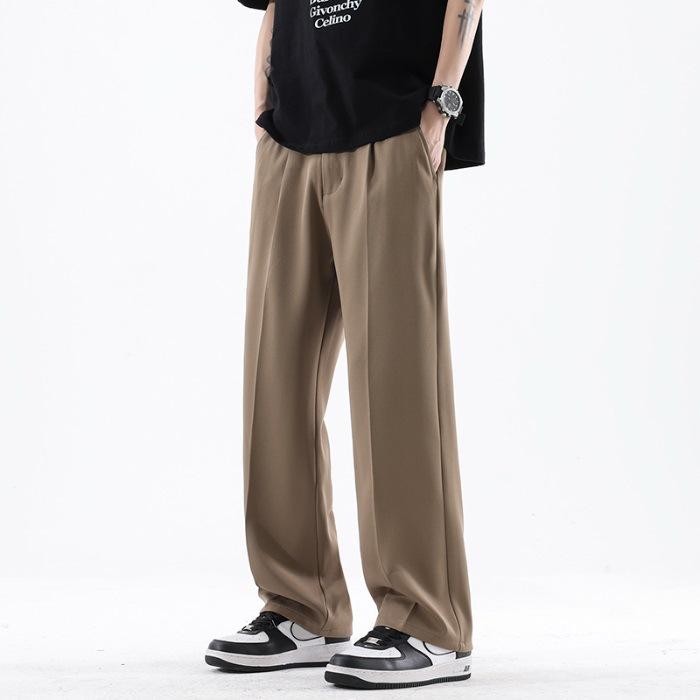 Летние тонкие джинсы для тенниса, прохладные брюки с широкими штанинами, не мнущиеся S