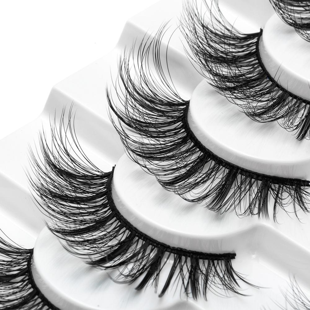 Fluffy Lashes 8/5pairs Eyelash Extensions De Cils Makeup Beauty False Eyelashes Wholesale Lashes Natural Wispy Lash-lifting