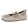 2025 New Bow Ballet Inner Height Increase Moral Training Leisure Comfort Sports Niche Ribbon Mary Jane Single Shoes