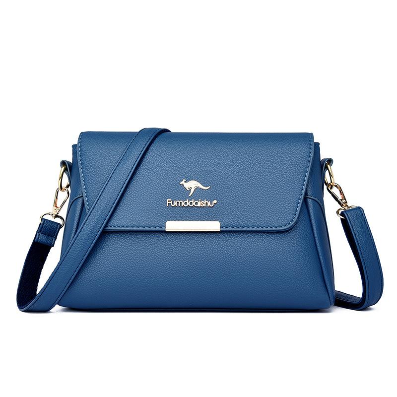 

Женская сумка новая простая и модная женская сумка большой вместимости женская наплечная сумка-мессенджер повседневная сумка синий