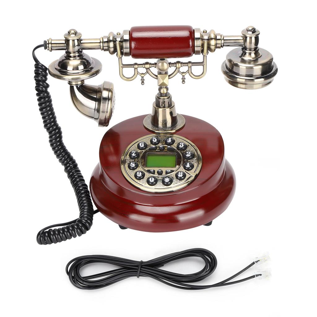 CT‑8026 Retro Landline Phone Wired Old Fashion Antique Telephone Suitable for Home and Office