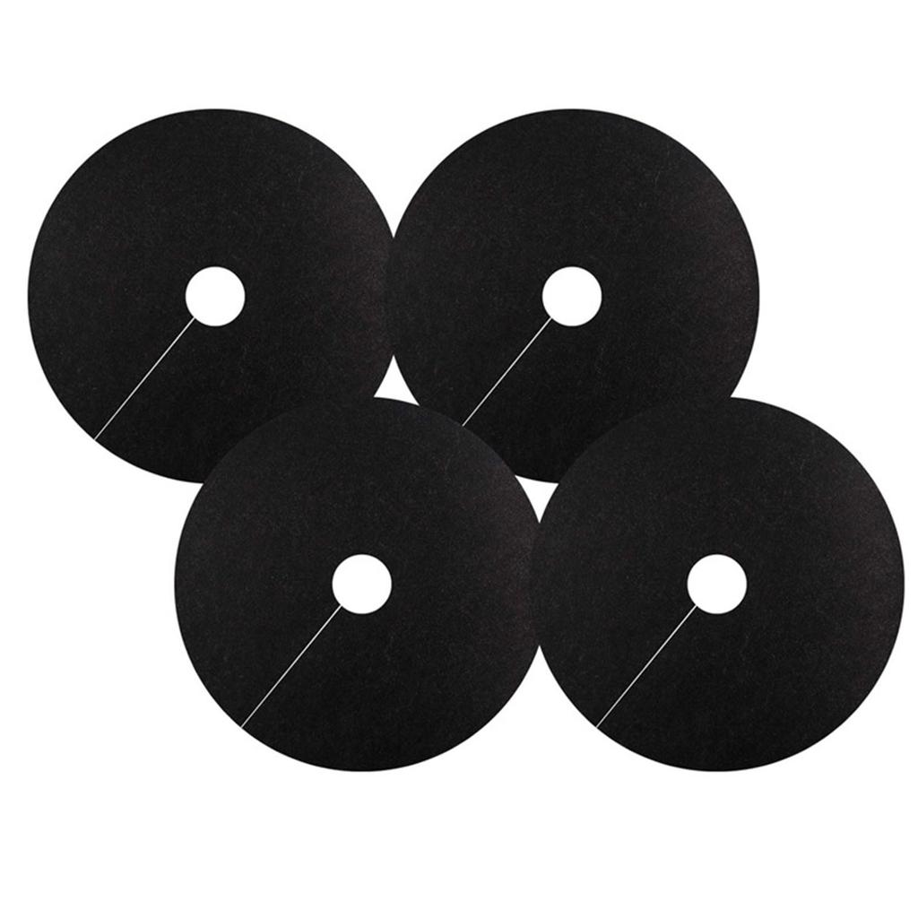 Nonwoven Tree Ring Cover Weed Barrier Landscape Fabric Breathable Durable Mulch Mat For Garden Plant Protection