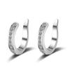 ANENJERY Geschmackvolle Micro Pave Zirkon Clip auf Ohrring Mode Ohr Manschette Schmuck Für Frauen Mädchen PartyWholesale
