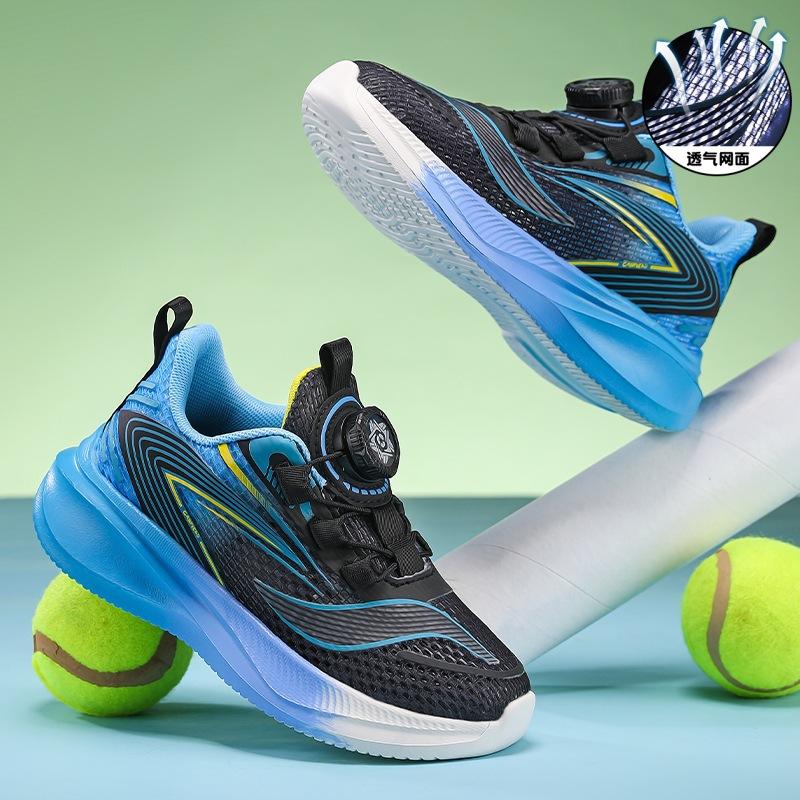 Children's single net shoes summer new breathable single net boys sports shoes students lightweight wear-resistant sports running shoes