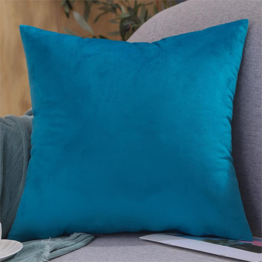 New Fashion Twill Velvet Pillow Cover Modern Simple Solid Color Pillow Home Living Room Sofa Bedroom Cushion Cover