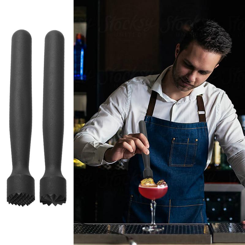 1Pcs Plastic Muddler Anti Slip Bar Mixer Wine Barware Tool Mojito Muddler DIYs Fruit Drink Muddler Crushed Ice Bar Tools