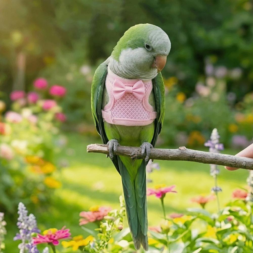Adjustable Parrot Flying Harness Breathable Parrot Flight Suit Parrot Vest  Macaw Accessories