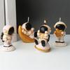 Space Man Figurine Silicone Candle Molds for Epoxy Resin Astronaut Silicone Candle Molds for Candle Home Decoration