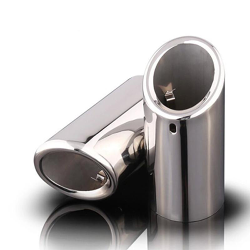 

2Pcs Stainless Steel Auto Exhaust Muffler Pipe Tip Cover Atreus For 2011-2013 VOLVO S60 V40 V60 XC60 Car Accessories