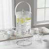 Cold Beverage Dispenser with Spigot Light Luxury Design Large Capacity Juice Container Tap High