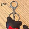 Bag Hanging Keychain Pendant Imitation Leather Simulated Cat Toy Shape