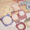 Alien Sticky Notes: Cultural & Creative Design - Foldable, Little Person & Box, Clock-Themed for Planner