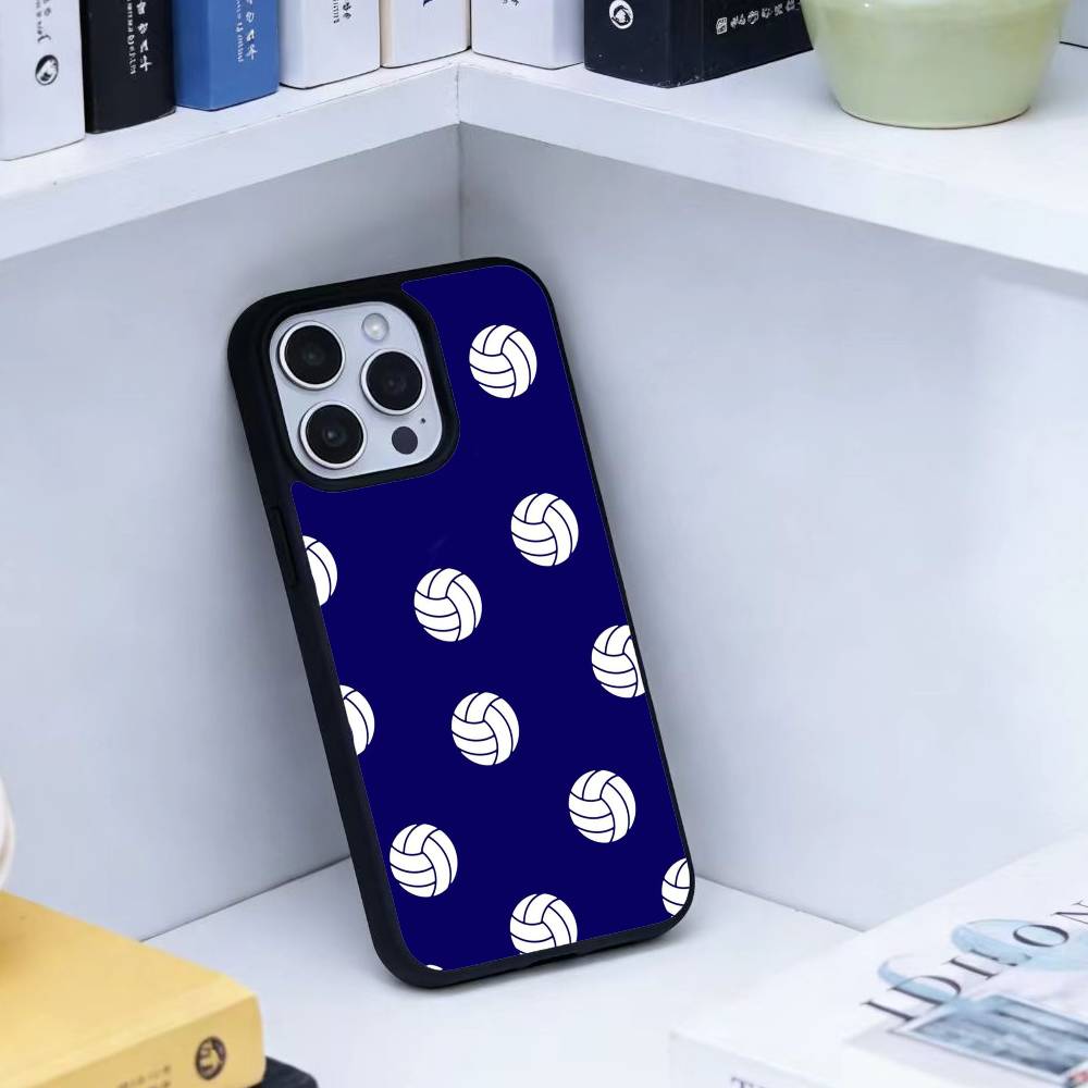 

S-Volleyball Painted Phone Case For iPhone 17,16,15,14,13,Pro,Max,Plus,Magnetic For Magsafe Wireless Charging iPhone13