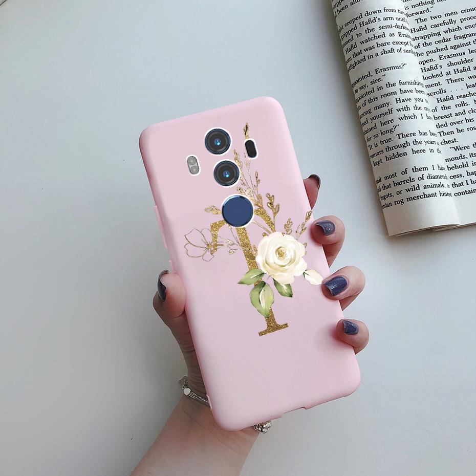 

For Huawei Mate 10 Pro Case Mate10 Cute Letters Silicone Soft Protective TPU Funda Back Cover For Huawei Mate 10 Pro Case Bumper Mate 10