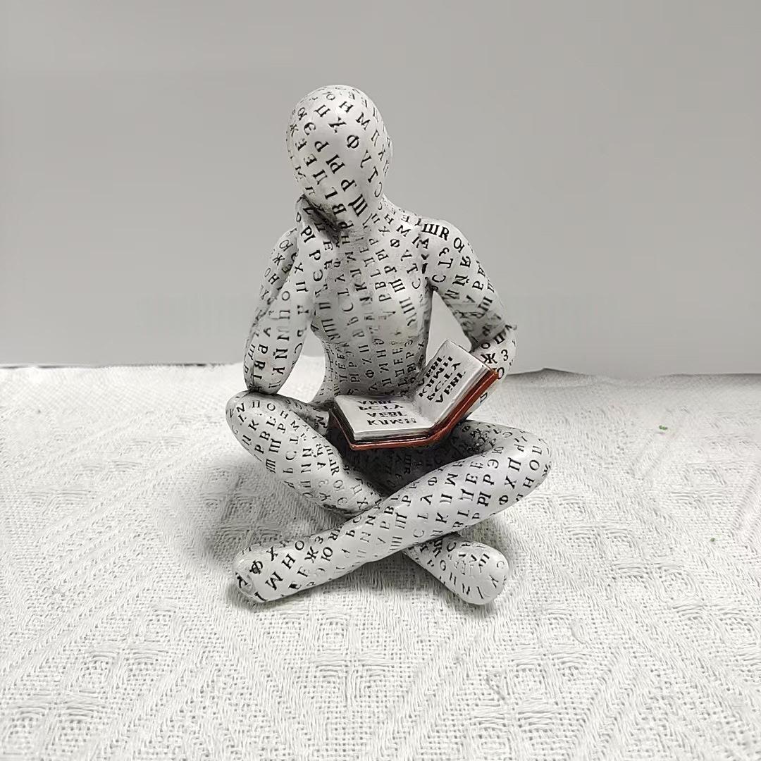 

Cross-border Women s Book-Themed Paper Pulp Resin Craft Decor for Living Room