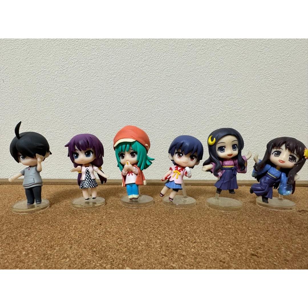 Used Set of 6 Nendoroid Petit Koyomi Araragi and more
