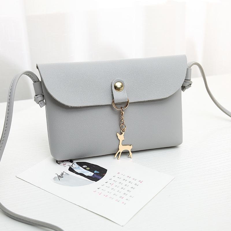 Chic Women's Shoulder Bag Pu Leather Solid Messenger Crossbody Handbags Purse Fashion