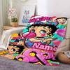 Custom Name Betty Boop Dance Party Party Blanket For Couch Bed Plush Cozy Fuzzy Blanket Super Soft Warm Blankets For Fall And Winter 09166