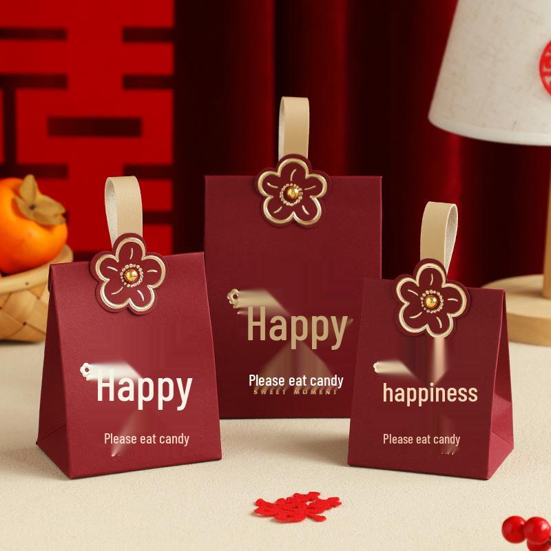 Elegant Large Wedding Candy Boxes 2025 - High-End Gift Bags