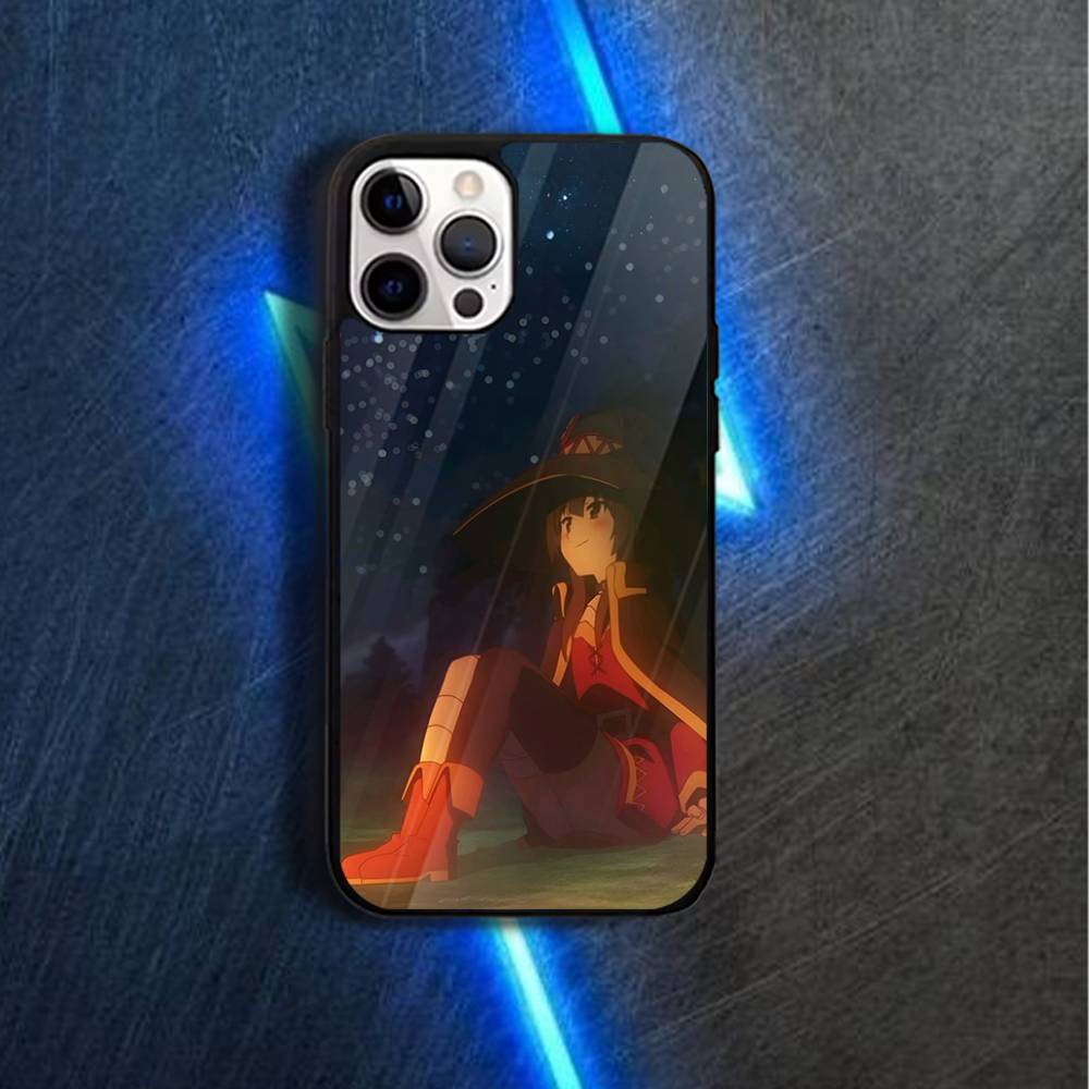 M-Megumin K-KonoSuba  Phone Case For iPhone 17,16,15,14,13,12,11,Pro,Max,Plus,Mini,Magsafe,Magnetic Wireless Charging Case