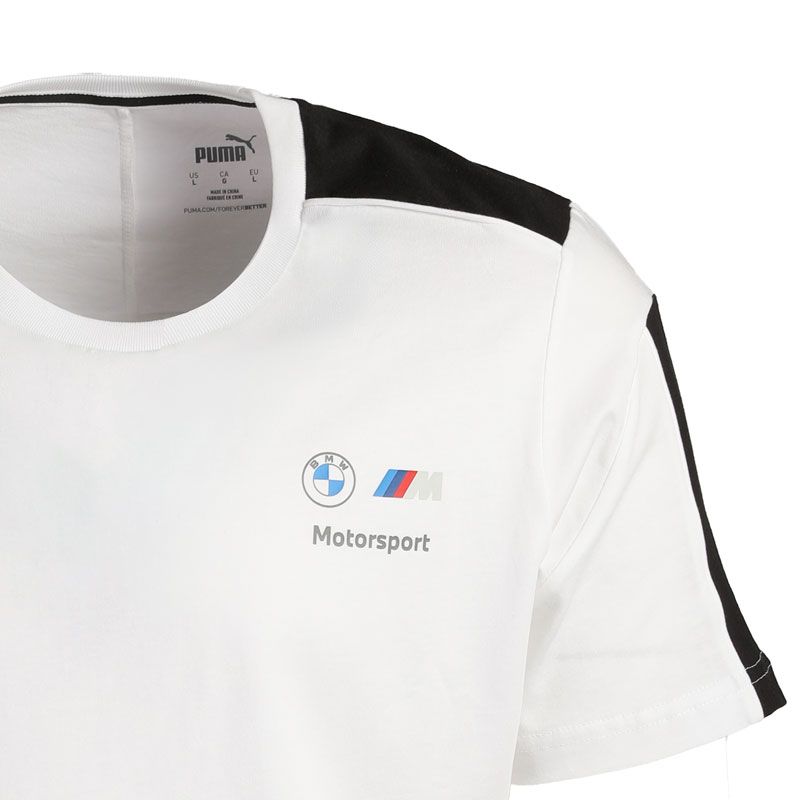 Pánské sportovní tričko s černým pruhem a kulatým výstřihem PUMA