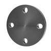 Rongsheng UPVC Flange Blind Plate for PVC Pipe Fittings – Dark Gray Industrial Grade Water Pipe Sealing Plug.
