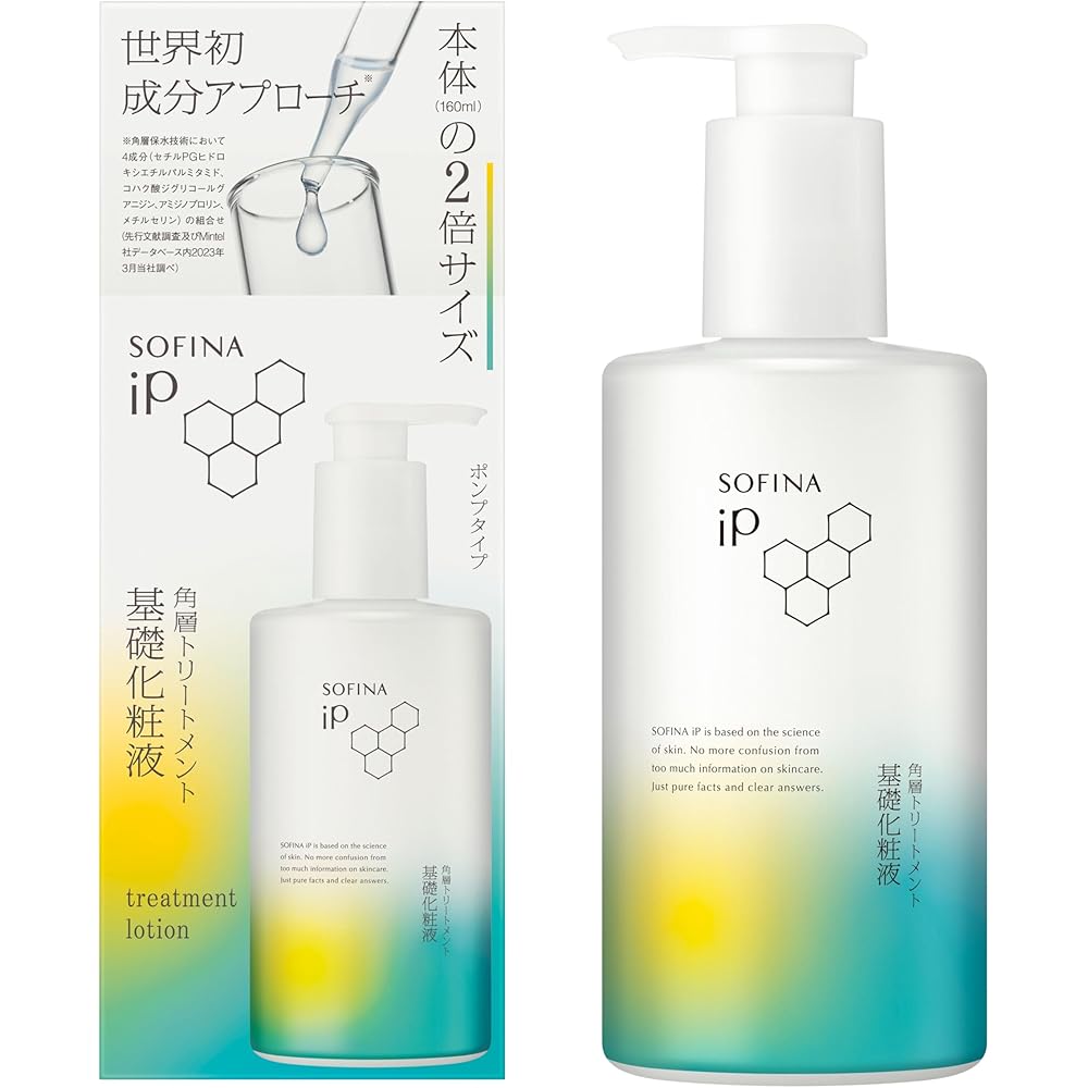 SOFINA iP Лосьон-основа для лечения рогового слоя, Большой дозатор, 320 мл
