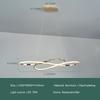 Modern LED Pendant Lamp For Dining Room Kitchen Living Room Bedroom Chandelier Gold Luster Curve Design Suspension Lights