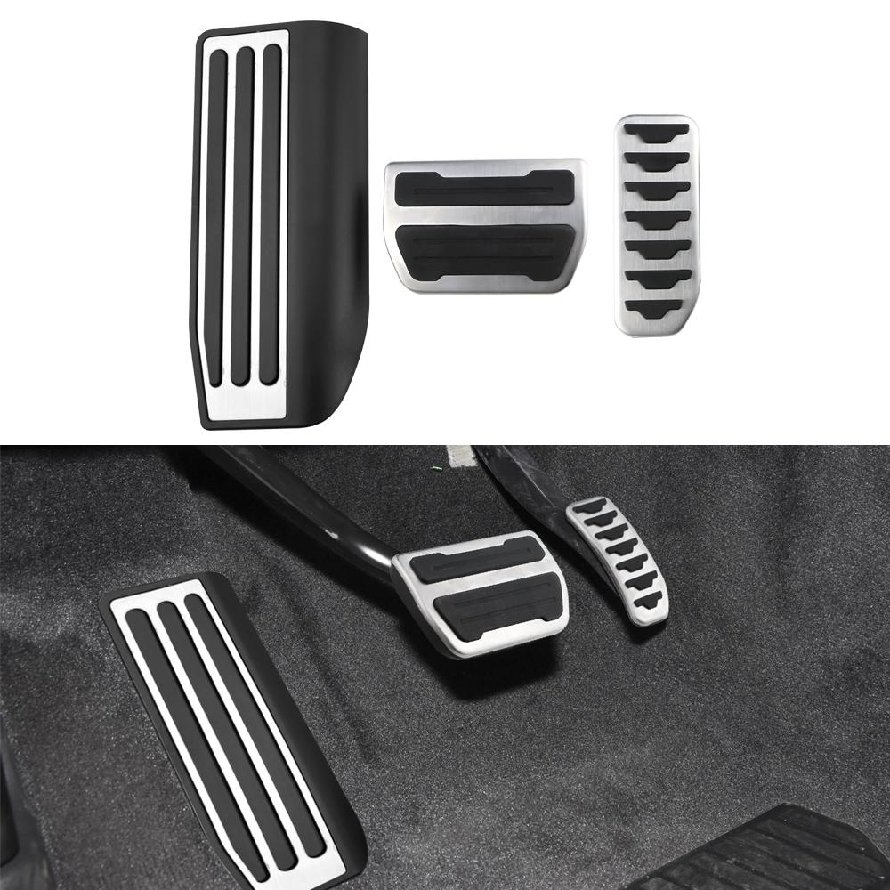 Gas Brom Fotstöd Pedalkåpa för Land Rover Range Rover Evoque 2012-2022 Discovery Sport Jaguar XE (X760) XF (X260)2016-2019
