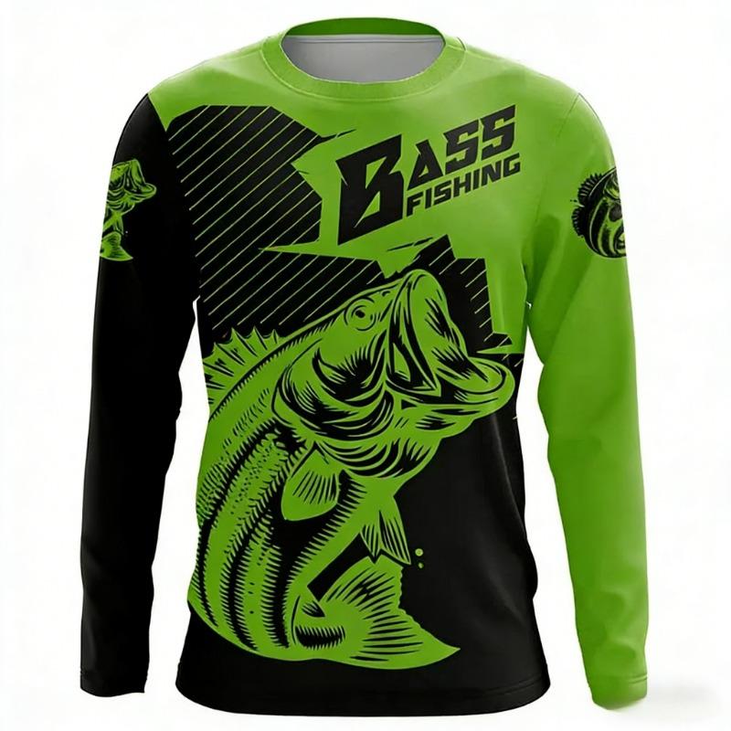 Modell Bestseller Herren Angler Langarmshirt für Outdoor-Sport - Schnelltrocknendes und Atmungsaktives Herrenhemd Kinder