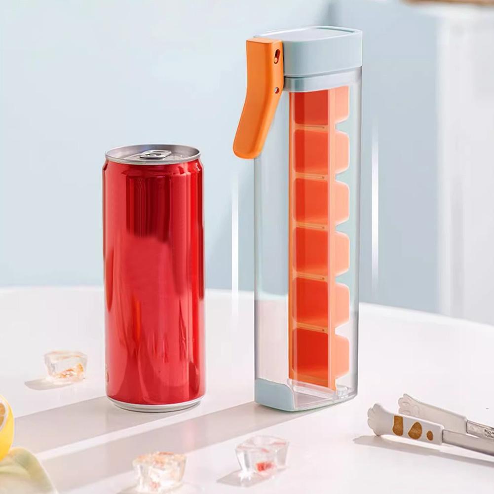 Creative Ice Cube Mold Ice Trays 6 Grid Vertical Ice Maker DIY Ice Mold Easy Push and Pop Out Bar Pub Wine Ice Cube Maker