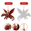 Ornamento Drago da Equitazione 2.5D