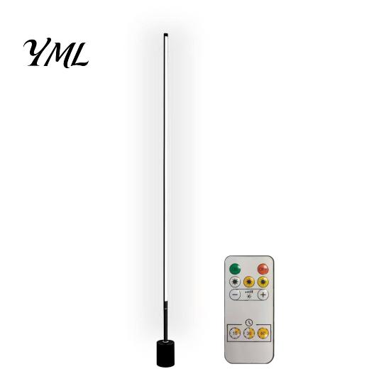 Indoor Lighting for Apartment USB Floor Lamp Bedroom, 50/100cm Modern Standing Light with Remote, Metal Reading Bedroom 360 Degree Dimmable LED Corner