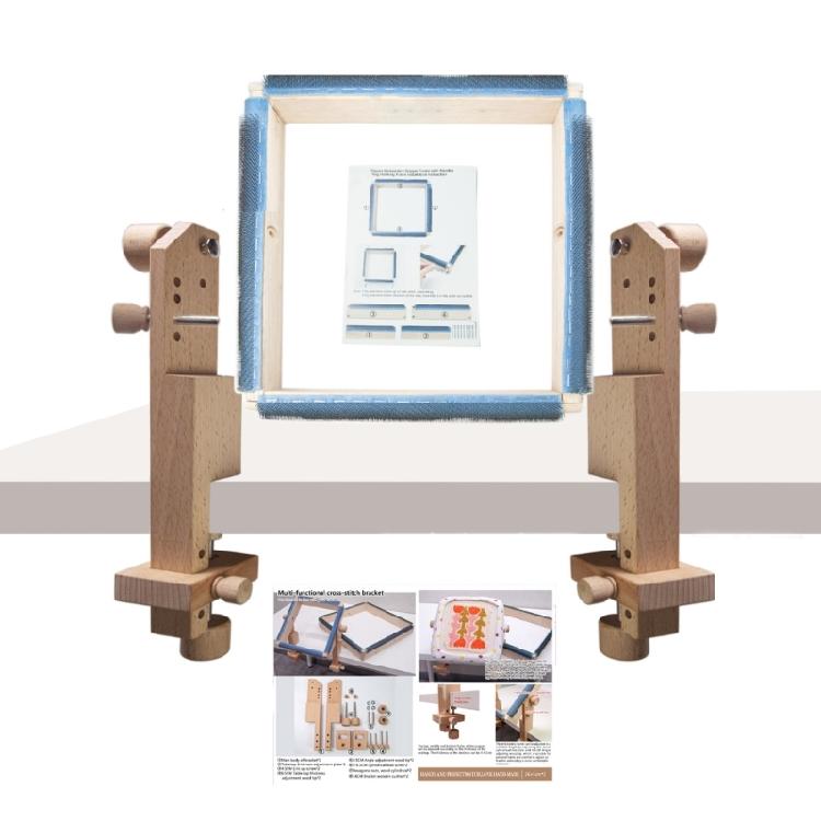 Stickständer für den Schreibtisch mit Stickrahmen, Stickrahmenhalter für Handarbeiten, Stickständer für den Schreibtisch