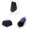 New PVC Flocking Silicone Pillow Triangle Cylinder Wedge Inflatable Magic Cushion Blue+Black Soft Triangle Pad Home