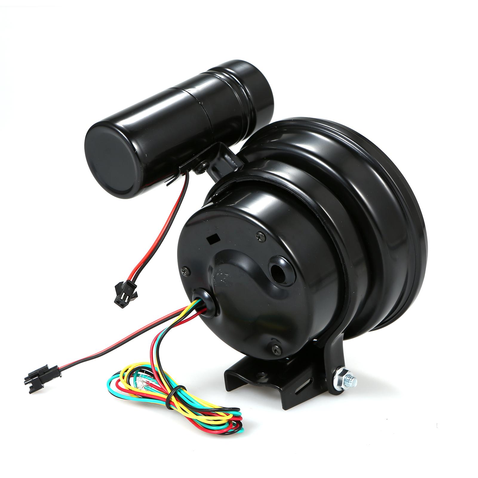 

5 Inch Diameter Tachometer Carbon Fiber Face 7 Colors Optional With LED Pointer