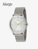 Sialeugo Sg-009M-Ss Bergamot Collection Men'S Metal Wristwatch