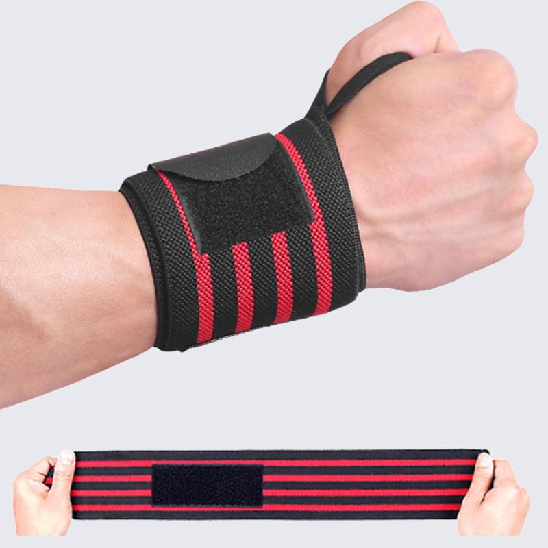 1 stk. Armbånd Håndledsstøtte Strop Ekstra Styrke Vægtløftning Håndledsbind Bandage Fitness Gym Træning Sportsbandage