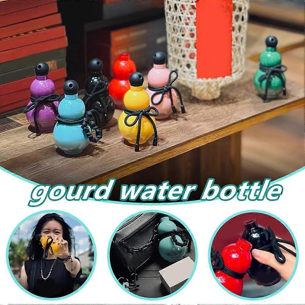 Small Gourd Cup Sports Water 245ml Chinese Retro-inspired Kettle Water W3r5 For Gym