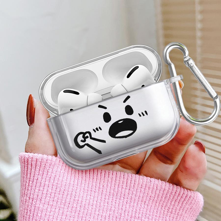 Interesting Animation Clear Earphone Cases Cover Case For Airpods 1 Pro2 Pro Pro3 2 4 3