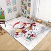 Snowy Winter Wonderland Carpet Rug Soft Washable Anti Slip Home Living Room Sofa Mats Personalized Christmas Rug