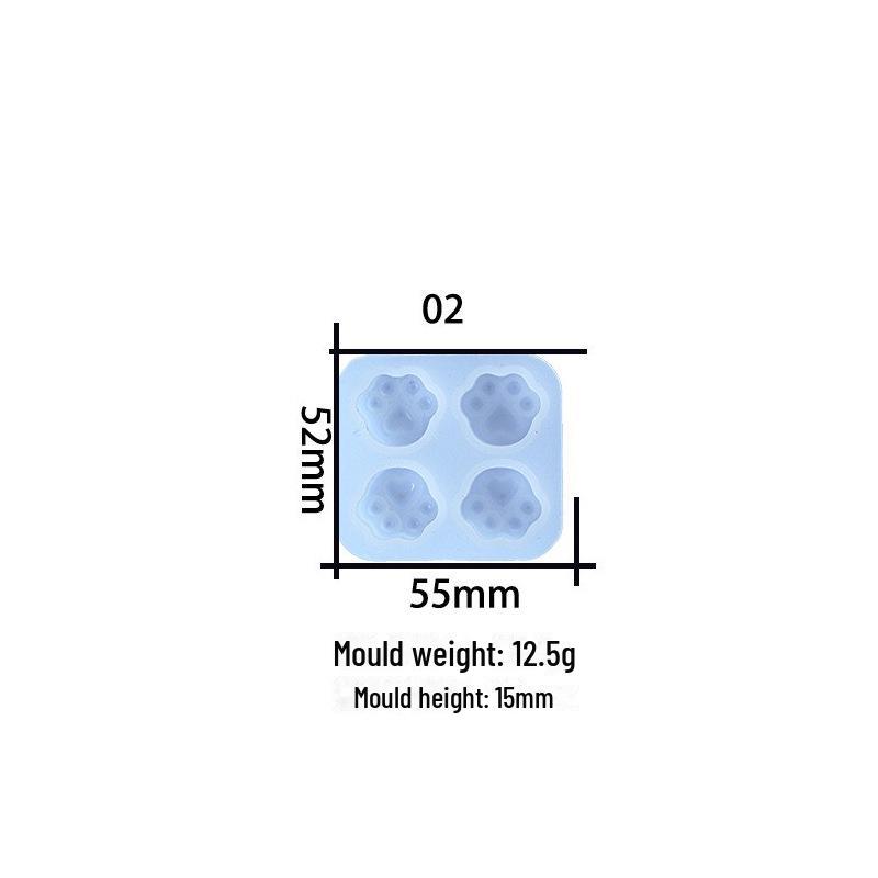 DIY Pazur kota silikonowa forma do robienia kolczyków i breloków