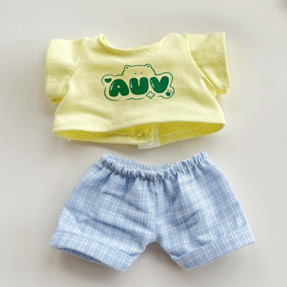 

Для 17см куклы Лабубу Одежда Модная одежда Толстовки Одежда для кукол Толстовки Аксессуары для кукол Милое украшение Маленькая одежда 08#