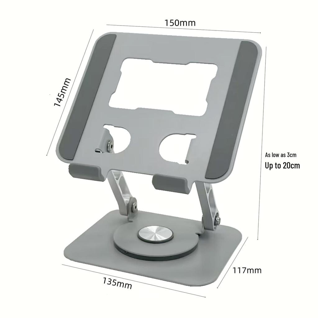 Adjustable Rotating Tablet Stand for iPad - Ideal for Live Broadcasts