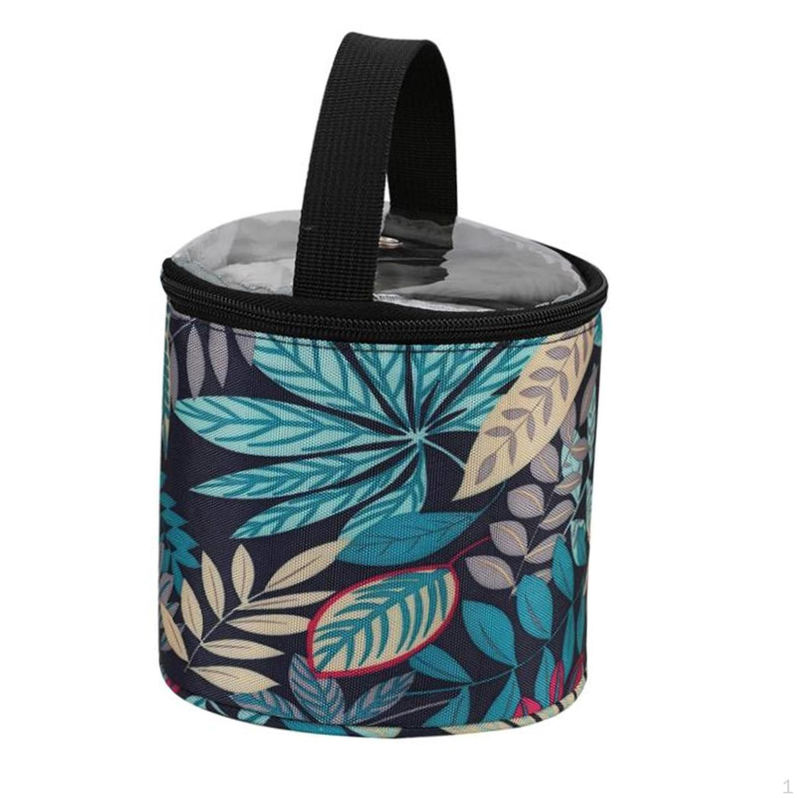 

Сумка для хранения пряжи, компактный органайзер для вязания крючком синий