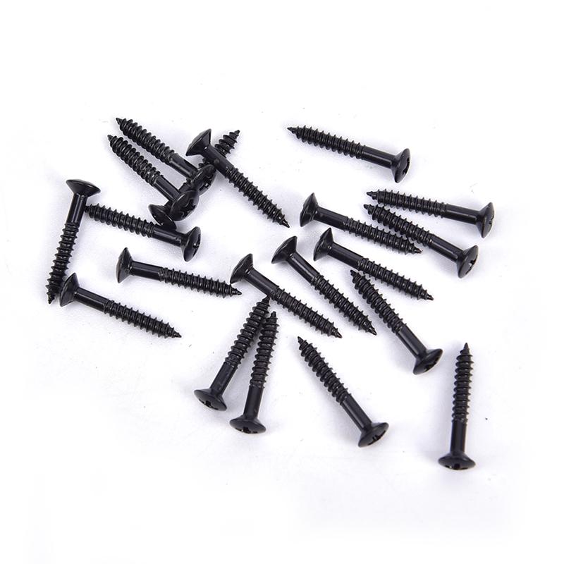 

20 шт., кольцо для крепления звукоснимателя хамбакера для электрогитары, крепежный винт рамы звукоснимателя чёрный